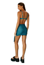 Cargar imagen en el visor de la galería, Model Back: Blueman Falda De Playa Mini Saia Tule Acqua
