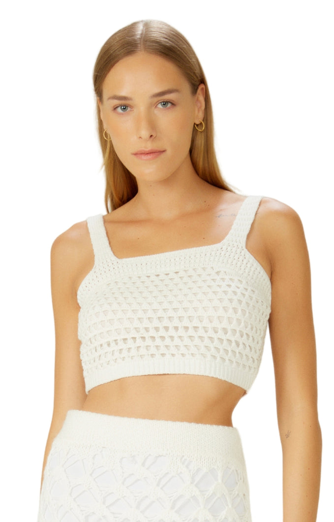 Gallery: Blueman Top De La Playa Off-White Top-Tricot