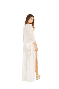 Model Back: Blueman Vestido De Playa Open Renda