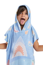 Cargar imagen en el visor de la galería, Image 08: Blueman Toalla De Playa Poncho Mini Surfer Sticker
