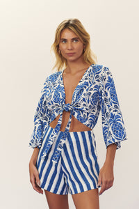 Gallery: Blueman Monos / Mamelucos De Playa Romper Seiva-Doce-Azul