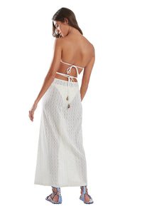 Model Back: Blueman Falda De Playa Saia Transpasse Buzios Cru