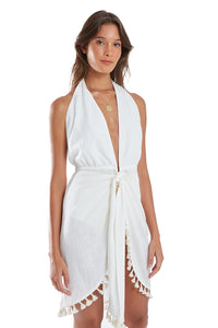Image 02: Blueman Vestido De Playa Saida Janus Off White