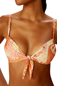 Image 05: Blueman Conjunto Set Florest-Salmao Bardot Max-Prado