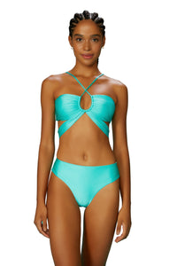 Model Front: Blueman Conjunto Set Turquesa Paola Cannes
