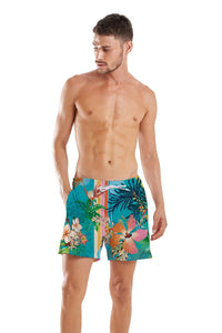 Model Front: Blueman Pantalones Cortos De Surf Short Fiji Blue