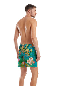 Model Back: Blueman Pantalones Cortos De Surf Short Fiji Blue