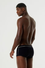 Cargar imagen en el visor de la galería, Model Back: Blueman Sunga / Boxer Sunga Army Cos Santorini Preto
