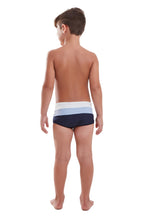 Cargar imagen en el visor de la galería, Model Back: Blueman Traje De Baño Chico Sunga Army Crepusculo Fresh Marinho Inf
