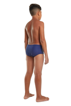 Cargar imagen en el visor de la galería, Model Back: Blueman Traje De Baño Chico Sunga Army Fit Frisos Marinho
