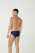 Cargar imagen en el visor de la galería, Model Back: Blueman Sunga / Boxer Sunga Ricky Azul-Marinho
