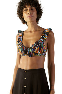 Image 02: Blueman Falda De Playa Talia Preto