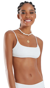 Image 06: Blueman Sostén Top Bela Textura Softcell-Off White