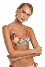 Cargar imagen en el visor de la galería, Image 06: Blueman Sostén Top Prainha Flower Power
