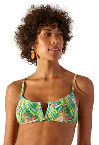 Model Front: Blueman Sostén Top Show Waimea