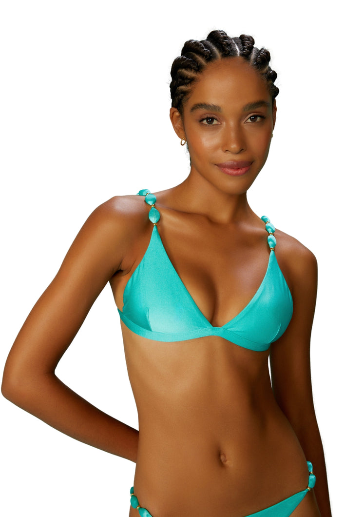 Gallery: Blueman Sostén Top Turquesa Drops