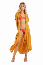 Cargar imagen en el visor de la galería, Image 05: Blueman Vestido De Playa Vestido Chemise Eva Liso Marrom
