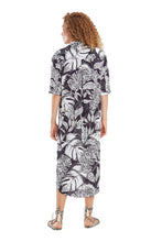 Cargar imagen en el visor de la galería, Model Back: Blueman Vestido Camidero Vestido Chemise Recortes Eclipse
