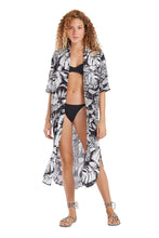 Cargar imagen en el visor de la galería, Image 04: Blueman Vestido De Playa Vestido Chemise Recortes Eclipse
