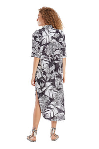 Image 06: Blueman Vestido De Playa Vestido Chemise Recortes Eclipse