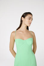 Cargar imagen en el visor de la galería, Image 03: Blueman Midi Dress Vestido Fenda Liso Color
