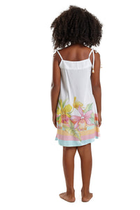 Model Back: Blueman Caftán / Cubrir Vestido Lily O Sorte Espirito Solar