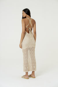 Model Back: Blueman Vestido De Playa Vestido Longo Tricot Lurex