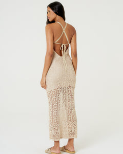 Image 04: Blueman Vestido De Playa Vestido Longo Tricot Lurex