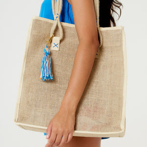 Bolsa Quadrada Juta Natural