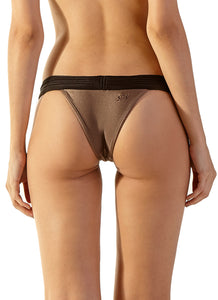 Bottom Matelasse Caramelo Preto