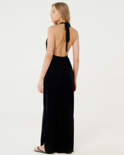 Cargar imagen en el visor de la galería, Vestido Saida Duo Liso Preto Mistica
